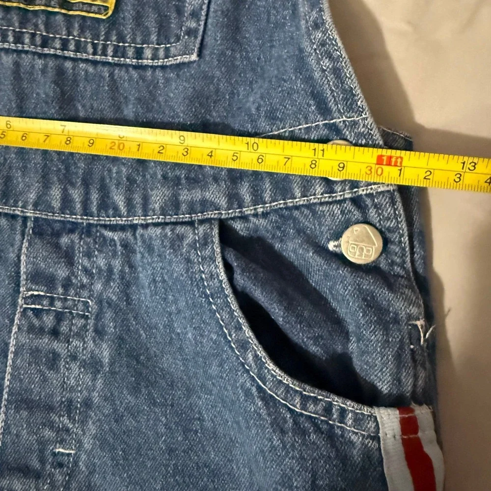 Vintage Blue's Clues 5t Denim Bib Shortalls Overalls‎ Toddler Embroidered Blue